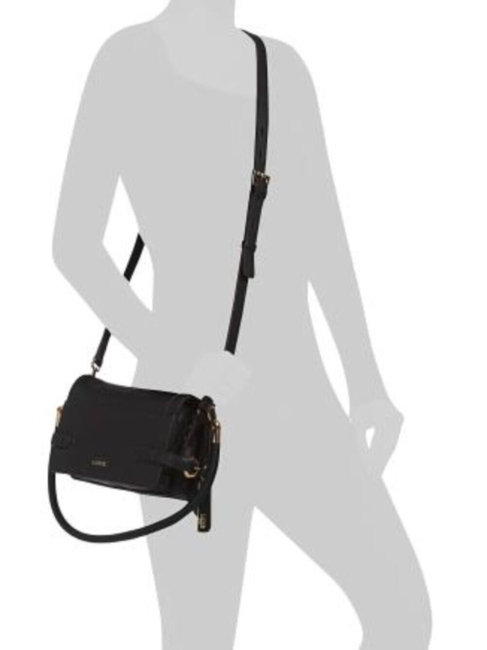 LODIS Leather Elina East West Flap Crossbody - Picture 5 of 5